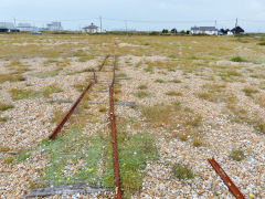 
The remains of line 3, Dungeness fish tramway, June 2013